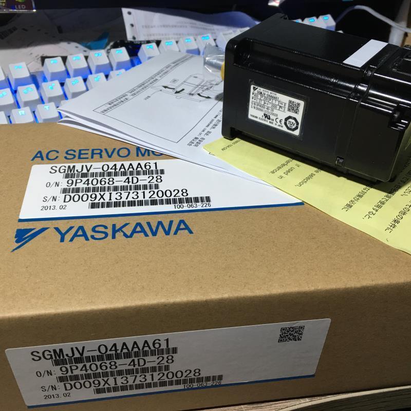 1PC YASKAWA AC SERVO MOTOR SGMJV-04AAA61 NEW ORIGINAL FREE EXPEDITED SHIPPING