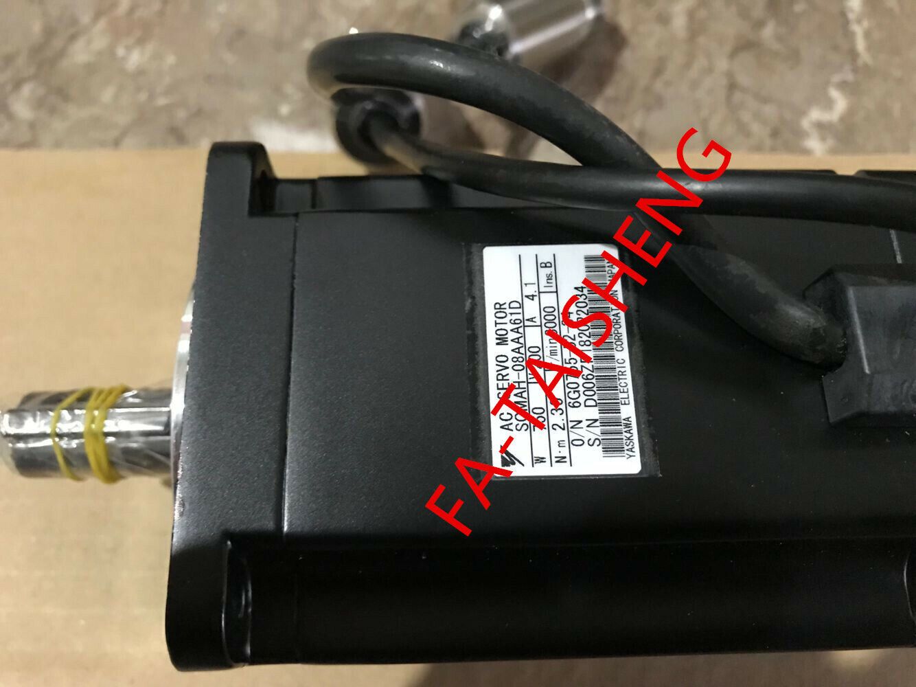 NEW YASKAWA AC SERVO MOTOR SGMAH-08AAA61D SGMAH08AAA61D FREE EXPEDITED SHIPPING