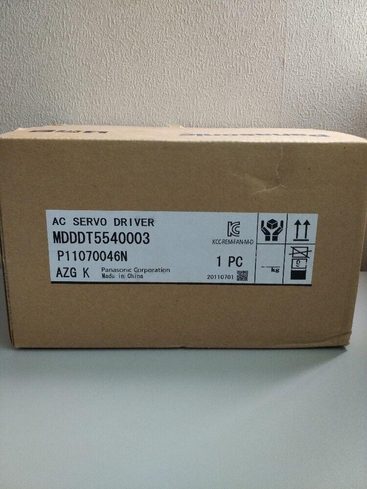 NEW ORIGINAL 1PC PANASONIC AC SERVO DRIVER MDDDT5540003 FREE EXPEDITED SHIPPING