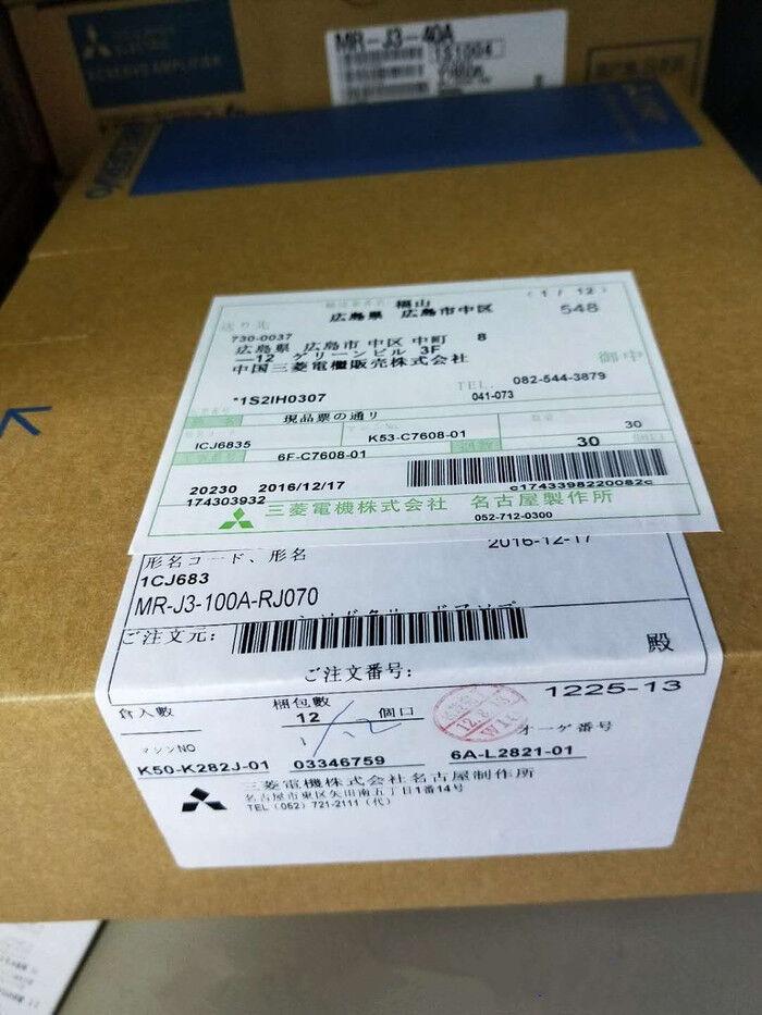 MITSUBISHI AC SERVO DRIVER MR-J3-100A-RJ070 NEW ORIGINAL FREE EXPEDITED SHIPPING