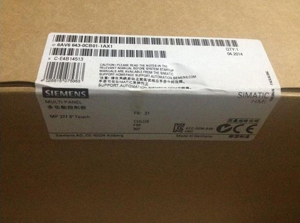 1PC Siemens 6AV6 643-0CB01-1AX1 MP277 Touch Panel 6AV66430CB011AX1 New In Box