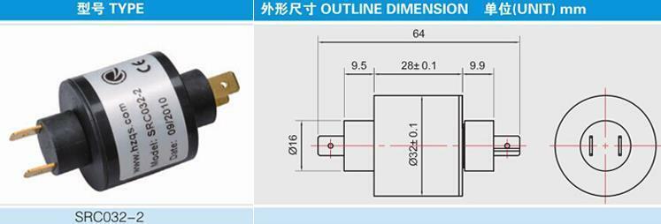 5Pcs/Lot SRC PIN CONNECTION SLIP RING SRC032-2 SRC0322 FREE EXPEDITED SHIPPING