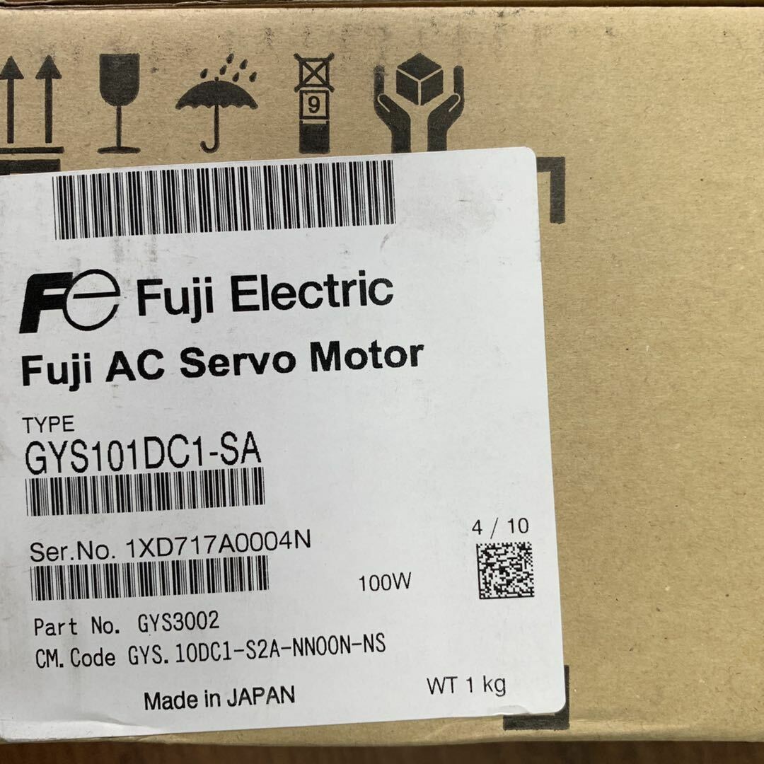 1PC FUJI AC SERVO MOTOR  GYS101DC1-SA  NEW ORIGINAL FREE EXPEDITED SHIPPING