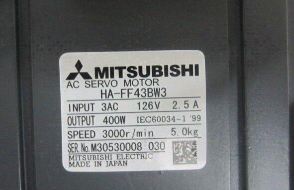 NEW ORIGINAL MITSUBUSHI AC SERVO MOTOR HA-FF43BW3 FREE EXPEDITED SHIPPING