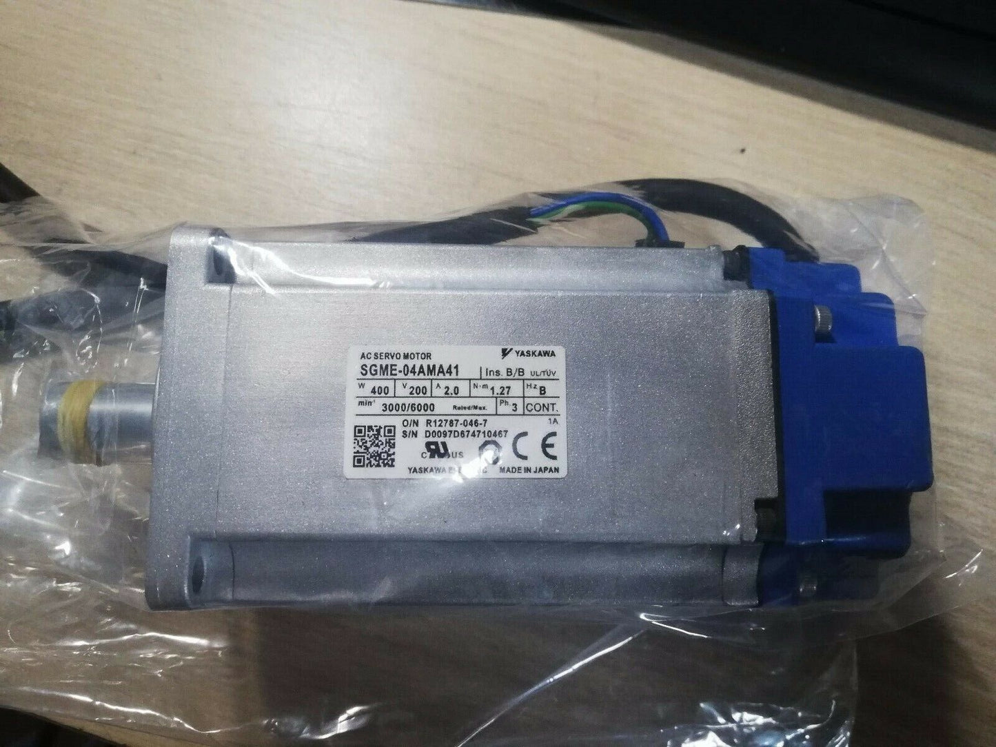 1PC YASKAWA AC SERVO MOTOR SJME-04AMA41 NEW ORIGINAL FREE EXPEDITED SHIPPING