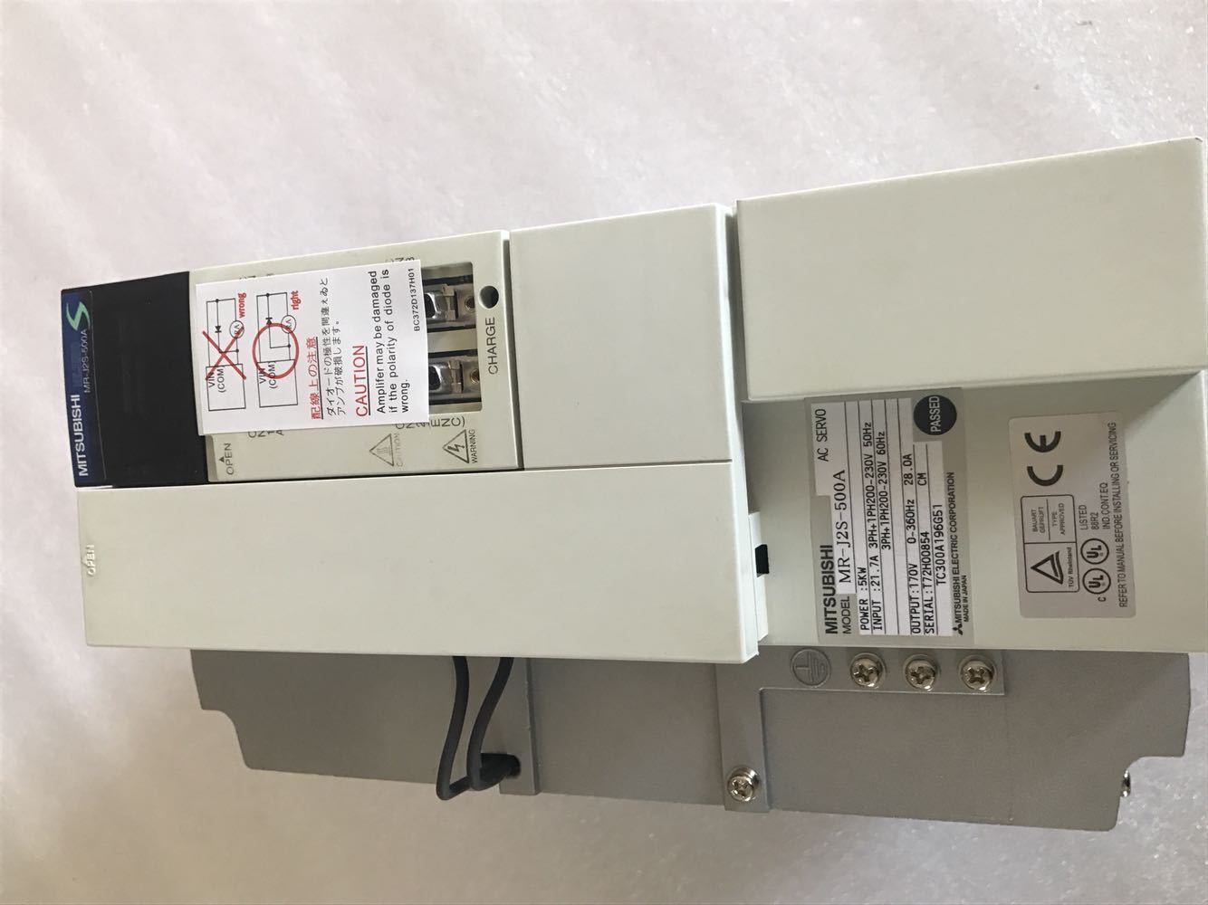 NEW MITSUBISHI AC SERVO DRIVER MR-J2S-500A-EG055 FREE EXPEDITED SHIPPING