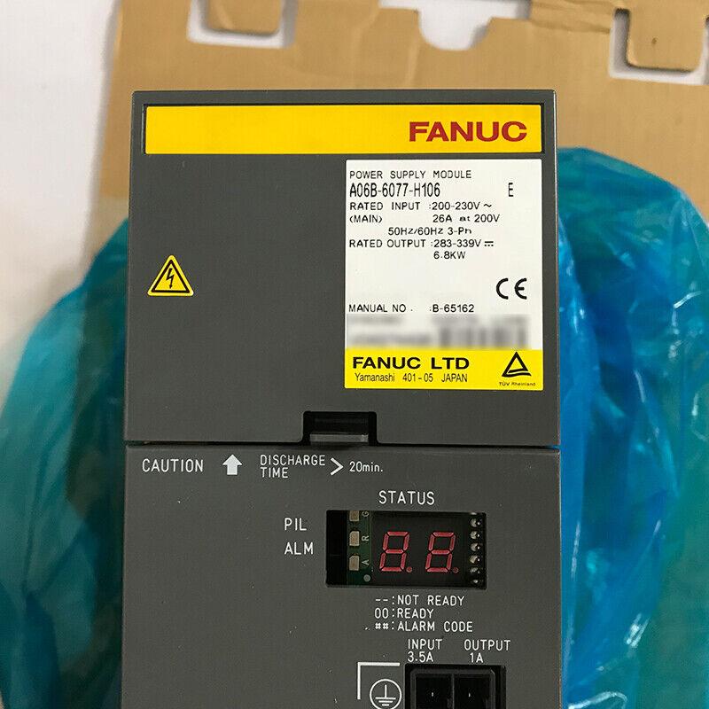 NEW ORIGINAL FANUC POWER SUPPLY MODULE A06B-6077-H106 FREE EXPEDITED SHIPPING