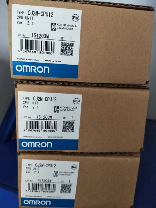 1PC Omron CPU UNIT CJ2M-CPU12 CJ2MCPU12 Free Expedited Shipping