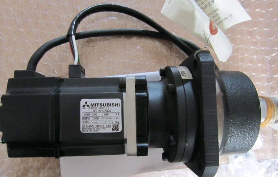 1PC NEW ORIGINAL MITSUBISHI AC SERVO MOTOR HC-KFS23G1 + K9005 1/5 FREE SHIPPING