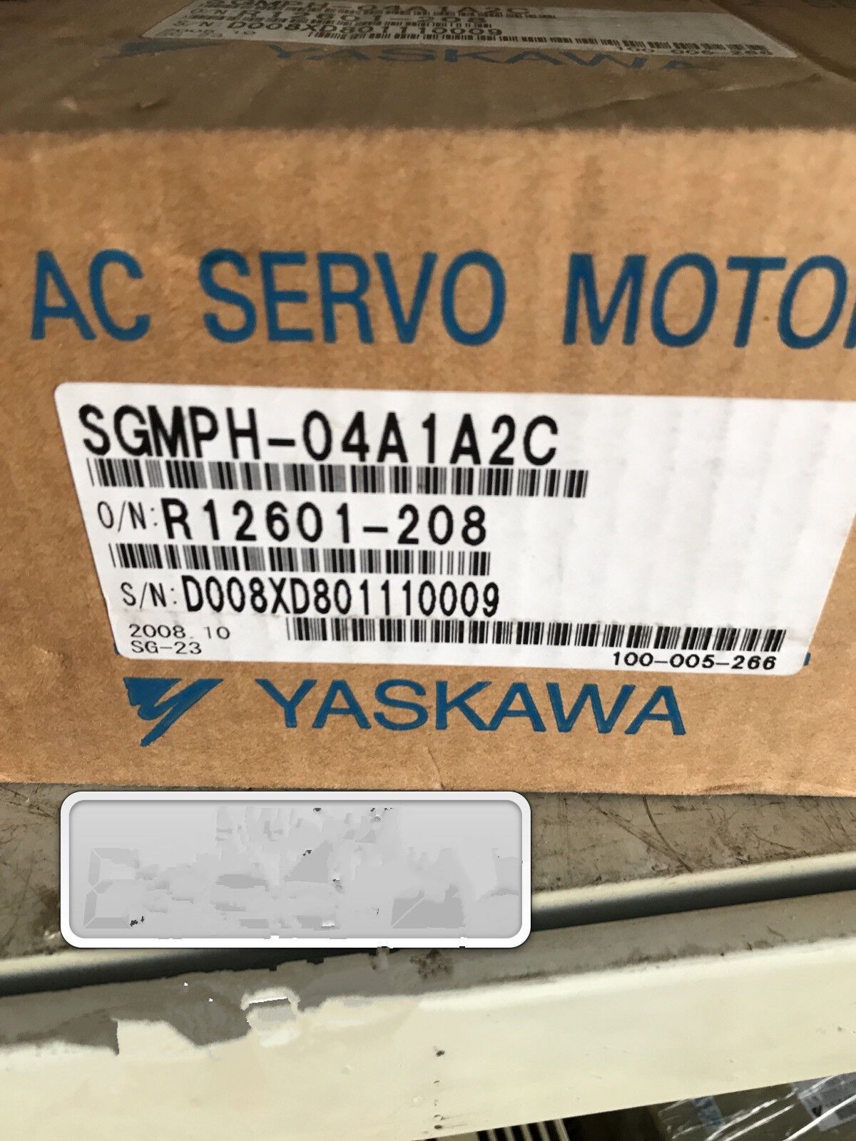 YASKAWA AC SERVO MOTOR SGMPH-04A1A2C SGMPH04A1A2C NEW FREE EXPEDITED SHIPPING