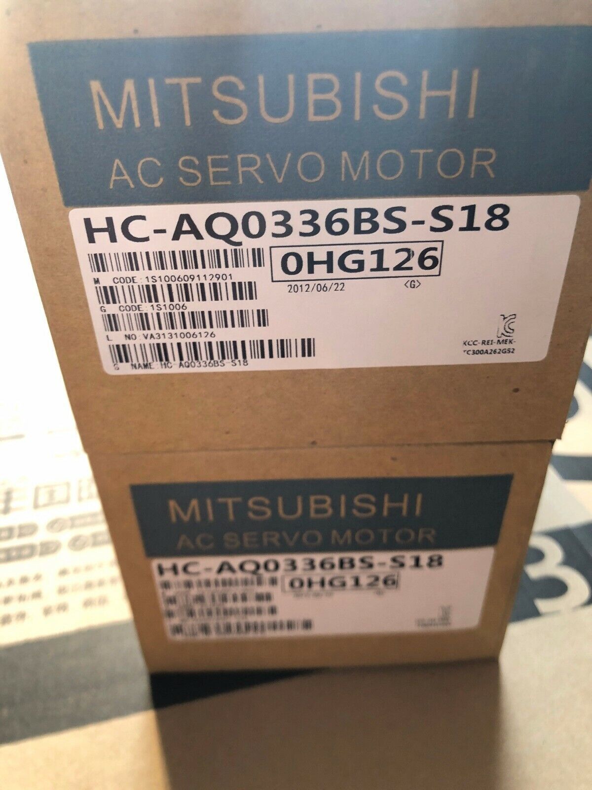 MITSUBISHI AC SERVO MOTOR HC-AQ0336BS-S18 NEW FREE EXPEDITED SHIPPING