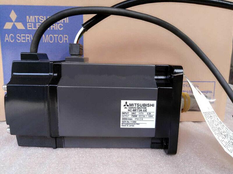 1PCS NEW ORIGINAL MITSUBISHI AC SERVO MOTOR HC-MF73K-UE  FREE EXPEDITED SHIPPING