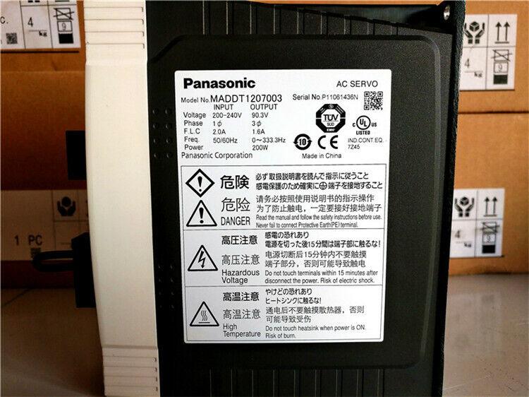 1PC NEW PANASONIC AC SERVO DRIVER MADDT1207003 FREE EXPEDITED SHIPPING