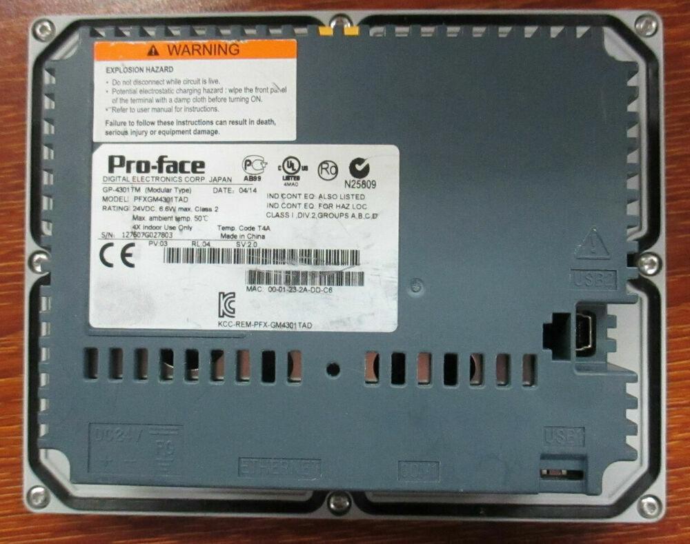 NEW PROFACE PFXGM4301TAD TOUCH SCREEN PFXGM4301TAD EXPEDITED SHIPPING