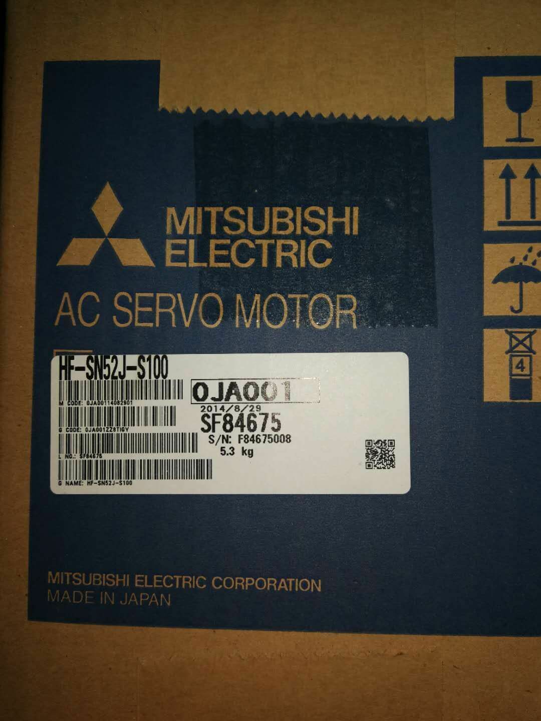 MITSUBISHI AC SERVO MOTOR HF-SN52J-S100 NEW ORIGINAL FREE EXPEDITED SHIPPING