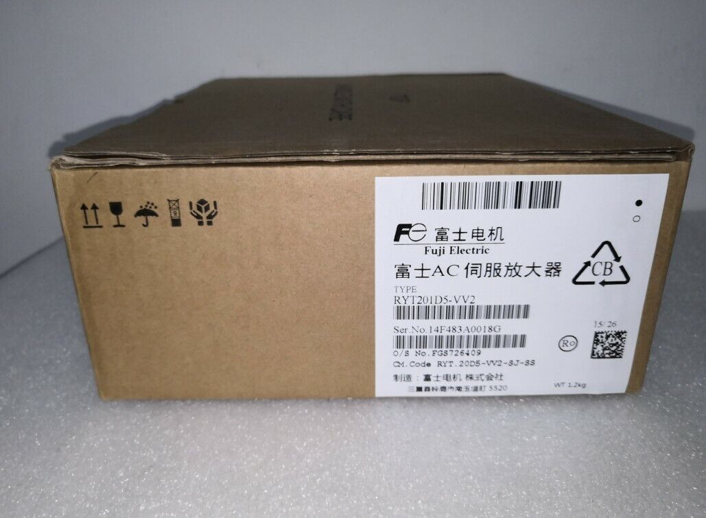 1PC  FUJI AC SERVO DRIVER  RYT201D5-VV2  NEW ORIGINAL FREE EXPEDITED SHIPPING