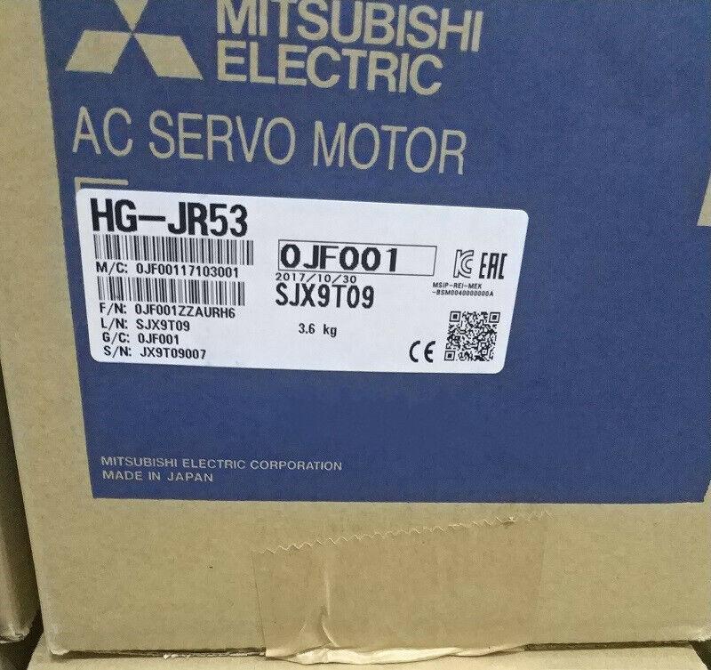 1PCS NEW ORIGINAL MITSUBISHI AC SERVO MOTOR HG-JR53 FREE EXPEDITED SHIPPING