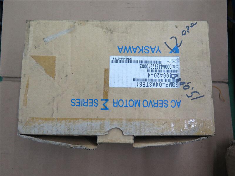 1PC YASKAWA AC SERVO MOTOR SGMP-04A3TE81 NEW ORIGINAL FREE EXPEDITED SHIPPING