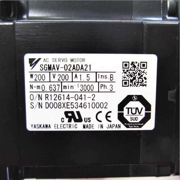 YASKAWA AC SERVO MOTOR SGMAV-02ADA21 SGMAV02ADA21 NEW FREE EXPEDITED SHIPPING