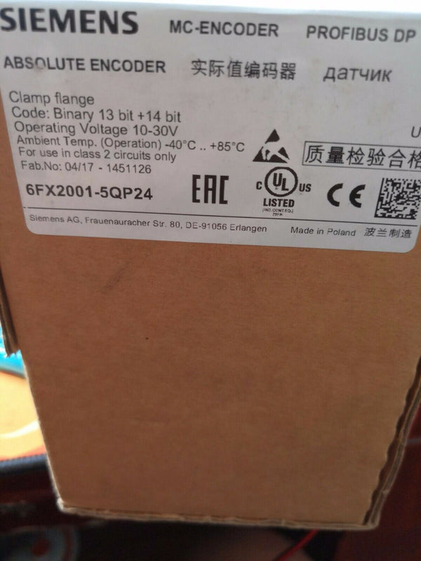 1PC SIEMENS ENCODER 6FX2001-5QP24 6FX20015QP24 NEW FREE EXPEDITED SHIPPING