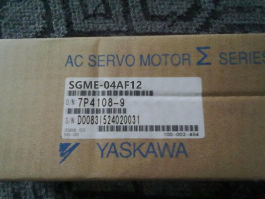 1PC YASKAWA AC SERVO MOTOR SGME-04AF12 NEW ORIGINAL FREE EXPEDITED SHIPPING