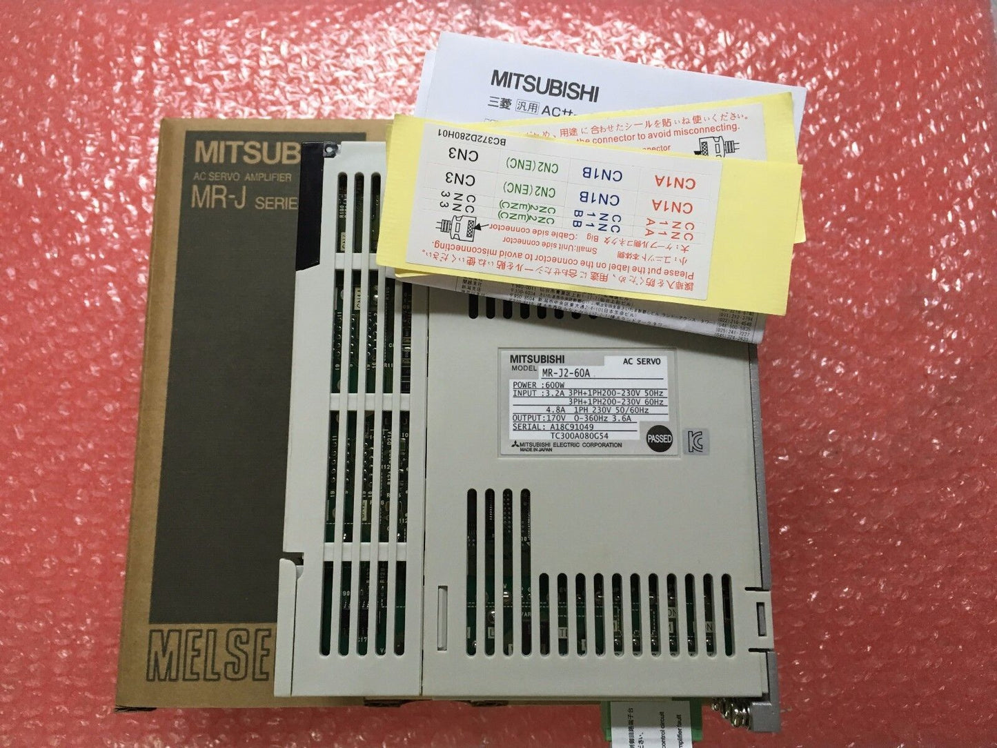 NEW ORIGINAL MITSUBISHI AC SERVO DRIVER MR-J2-60A MRJ260A FREE SHIPPING