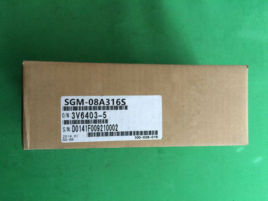 1PC YASKAWA AC SERVO MOTOR SGM-08A316S NEW ORIGINAL FREE EXPEDITED SHIPPING