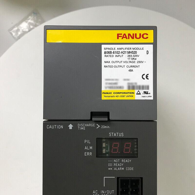 NEW ORIGINAL FANUC SERVO AMPLIFIER A06B-6102-H211#H520 FREE EXPEDITED SHIPPING