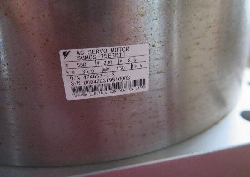 USED YASKAWA AC SERVO MOTOR SGMCS-35E3B11 SGMCS35E3B11 FREE EXPEDITED SHIPPING