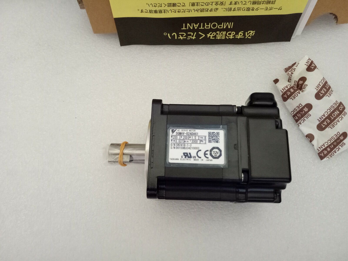 1PC YASKAWA AC SERVO MOTOR SGMAV-02ADA61 NEW ORIGINAL FREE EXPEDITED SHIPPING