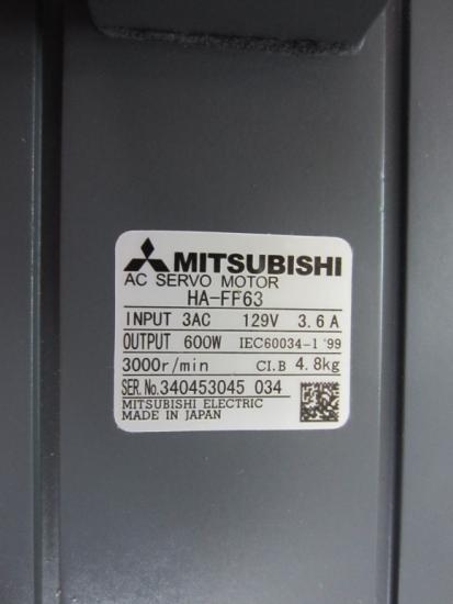 MITSUBISHI AC SERVO MOTOR HA-FF63 HAFF63 NEW ORIGINAL EXPEDITED SHIPPING