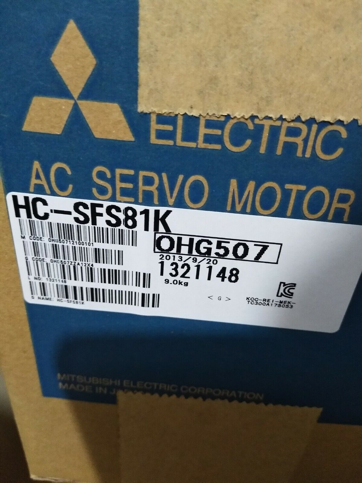 1PC MITSUBISHI AC SERVO MOTOR HC-SFS81K HCSFS81K NEW FREE EXPEDITED SHIPPING