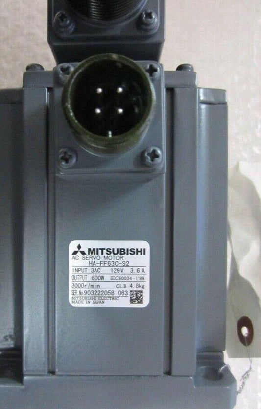 MITSUBISHI AC SERVO MOTOR HA-FF63C-S2 HAFF63CS2 NEW FREE EXPEDITED SHIPPING