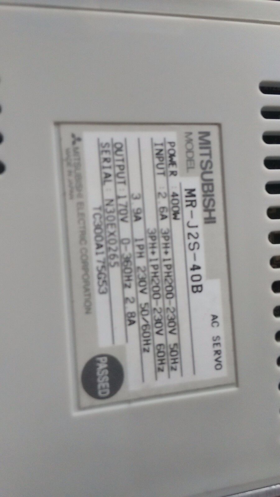 1PC MITSUBISHI AC SERVO DRIVER MR-J2S-40B NEW ORIGINAL FREE EXPEDITED SHIP