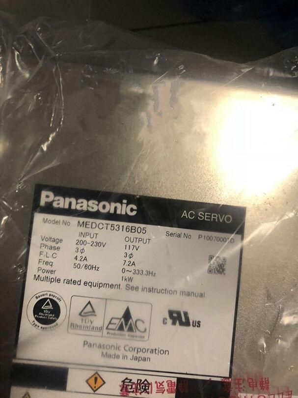 NEW ORIGINAL PANASONIC AC SERVO DRIVER MEDCT5316B05 FREE EXPEDITED SHIPPING