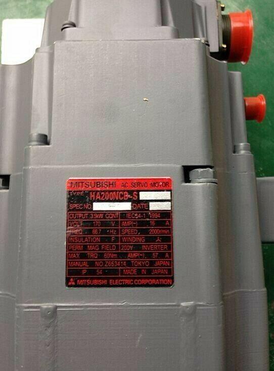 MITSUBISHI AC SERVO MOTOR HA200NCB-S HA200NCBS NEW FREE EXPEDITED SHIPPING