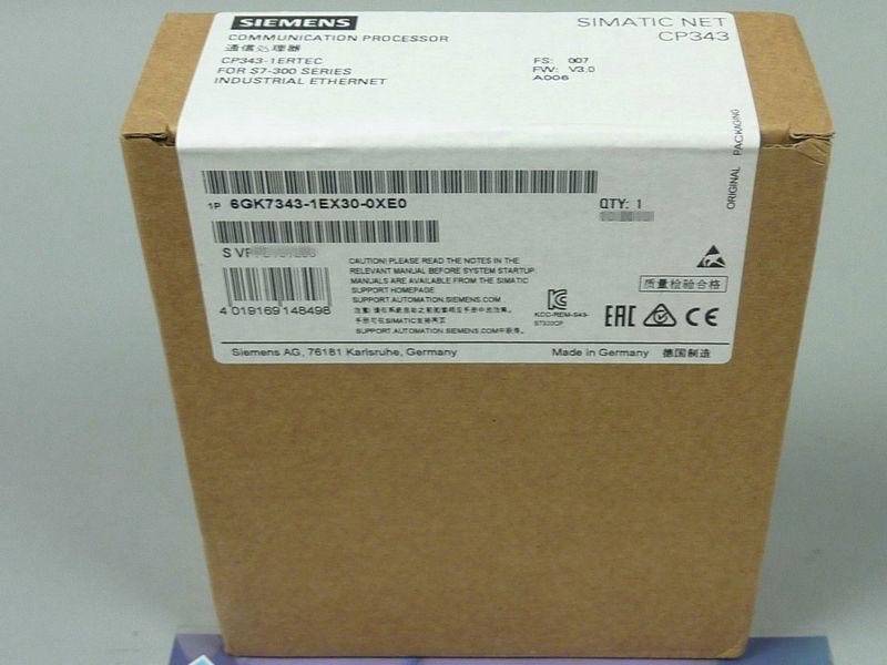 NEW SIEMENS 6GK7343-1EX30-0XE0 COMMUNICATION PROCESSOR 6GK73431EX300XE0