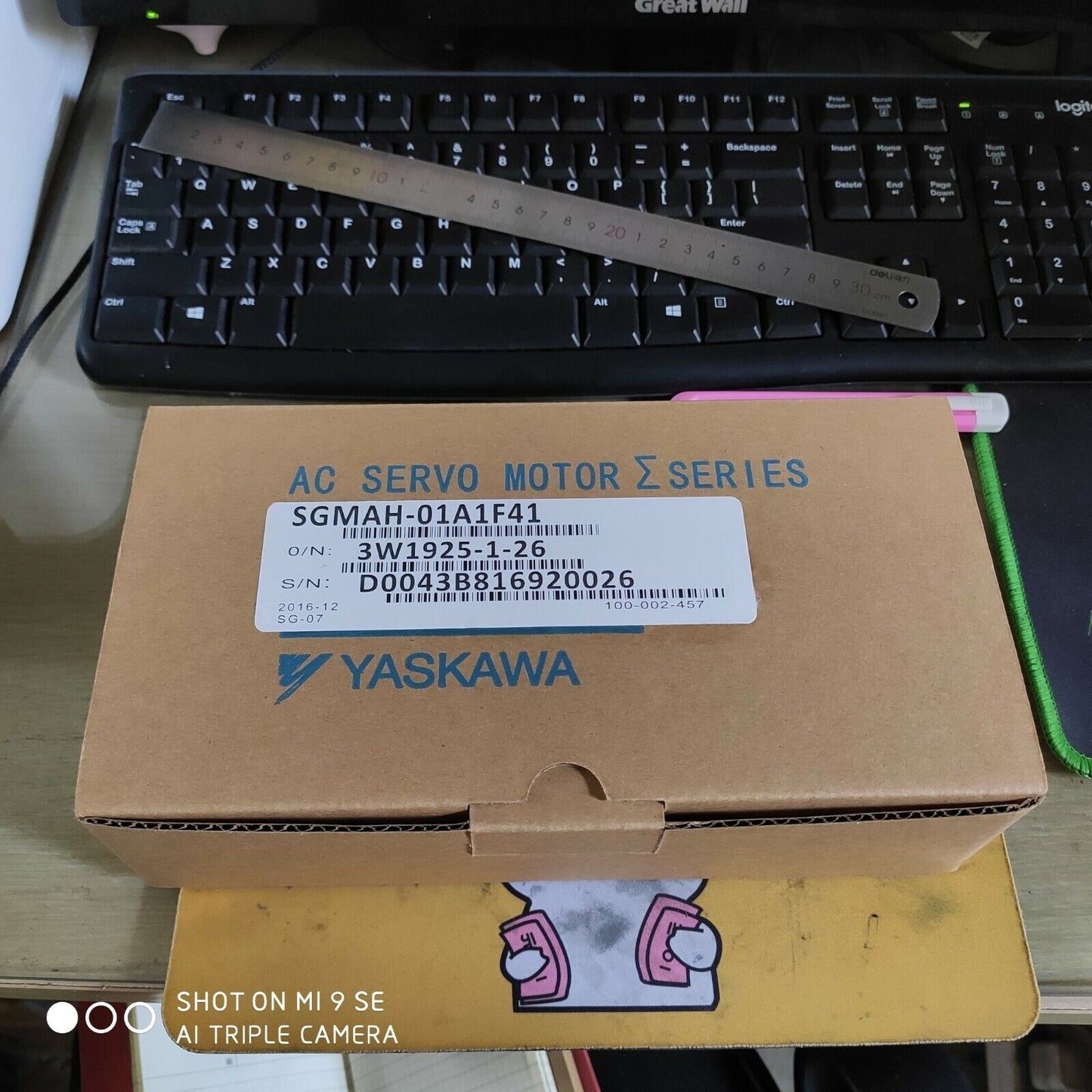 New Yaskawa Ac Servo Motor SGMAH-01A1F41 SGMAH01A1F41 Free Expedited Shipping