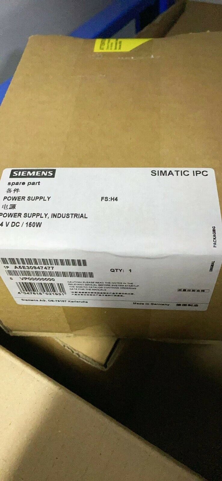 NEW SIEMENS POWER SUPPLY A5E30947477 REPLACE A5E02625805 EXPEDITED SHIPPING