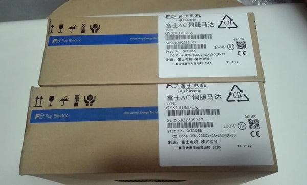 NEW FUJI AC SERVO MOTOR GYS201DC1-CA GYS201DC1CA FREE EXPEDITED SHIPPING