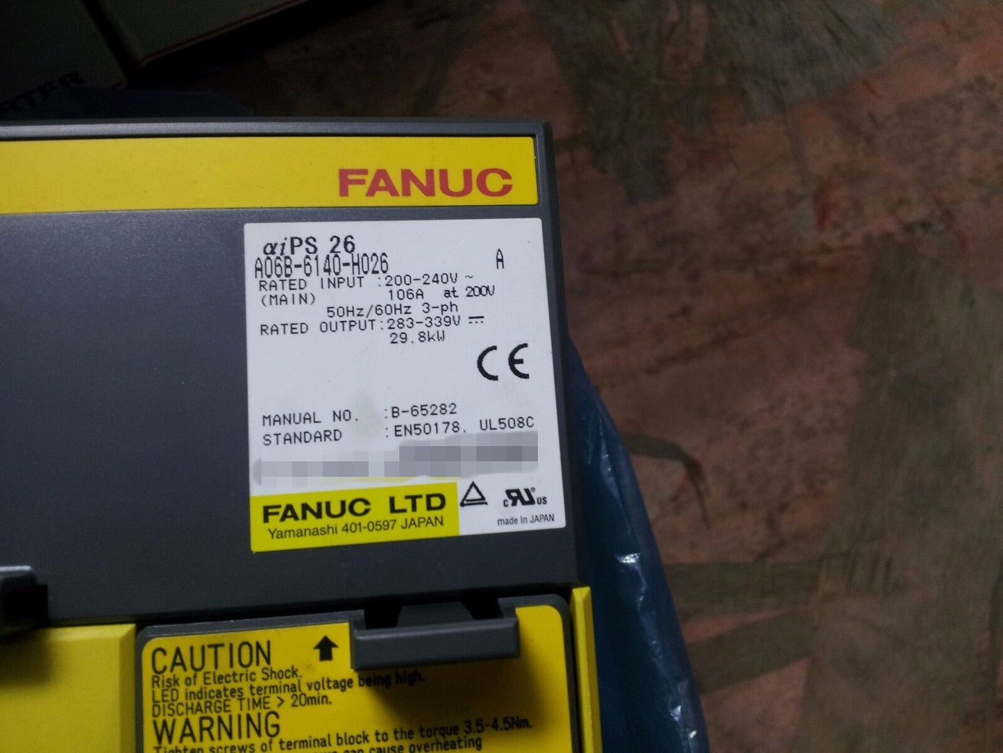 NEW ORIGINAL FANUC A06B-6140-H026 POWER SUPPLY A06B6140H026 EXPEDITED SHIPPING