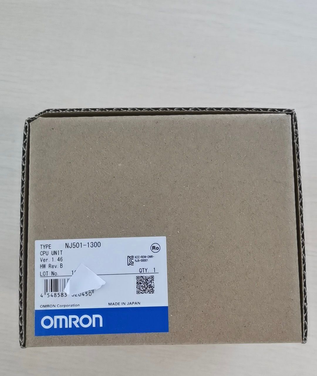 1PC Omron NJ501-1300 CPU UNIT NJ5011300 Expedited Shipping