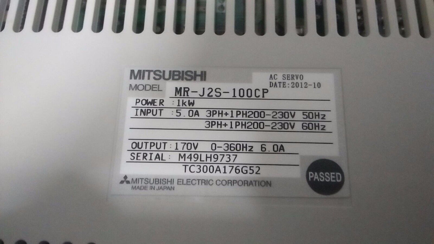 NEW MITSUBISHI AC SERVO DRIVER MR-J2S-100CP MRJ2S100CP FREE EXPEDITED SHIPPING