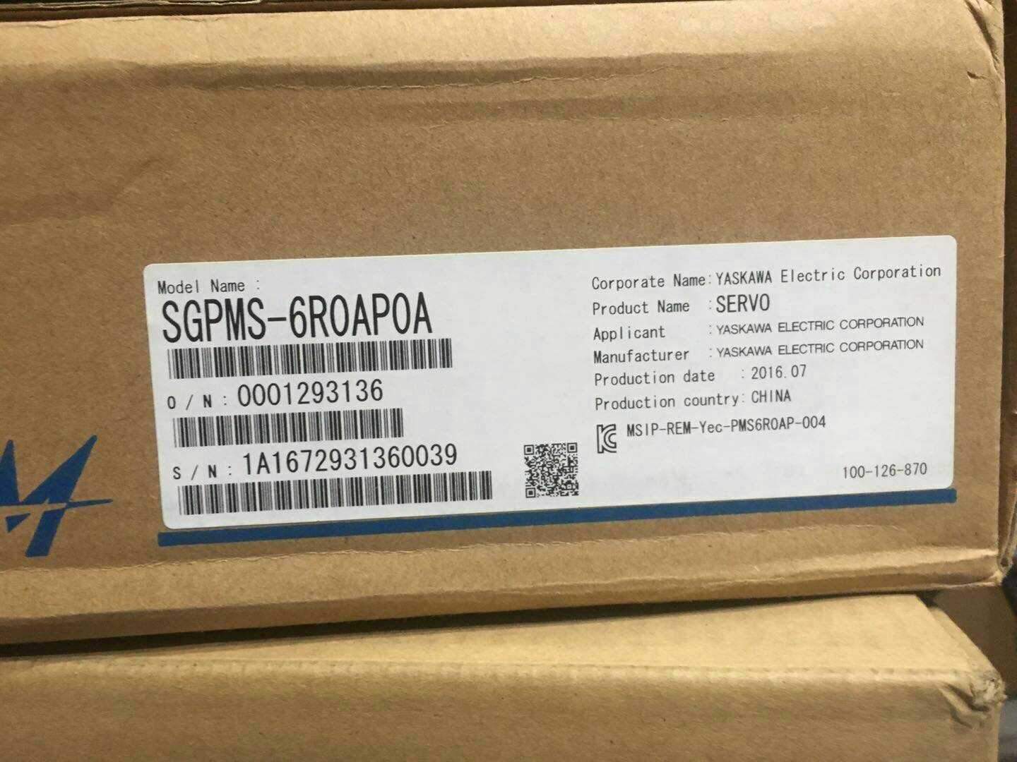 NEW YASKAWA AC SERVO DRIVER SGPMS-6R0AP0A SGPMS6R0AP0A FREE EXPEDITED SHIPPING