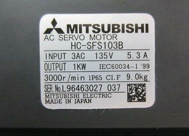 MITSUBISHI AC SERVO MOTOR HC-SFS103B HCSFS103B  NEW ORIGINAL FREE SHIPPING