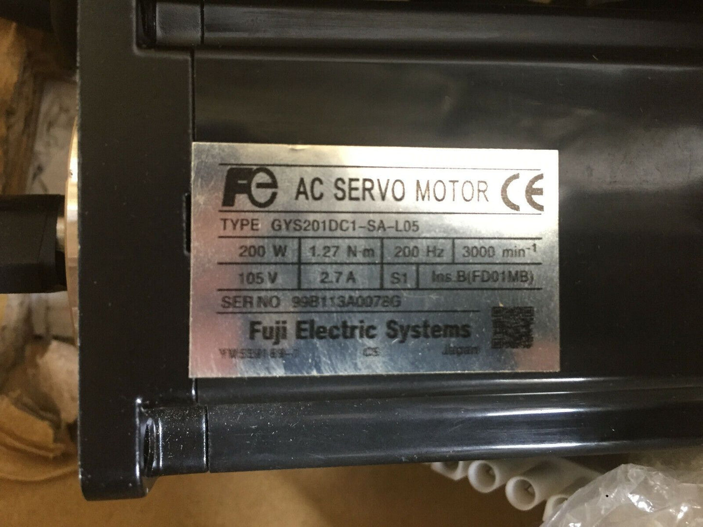 1PC FUJI AC SERVO MOTOR  GYS201DC1-SA-L05 NEW ORIGINAL EXPEDITED SHIPPING