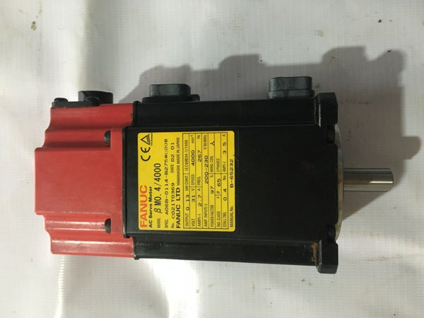 1PC USED FANUC AC SERVO MOTOR A06B-0114-B275#0008 A06B0114B2750008 FREE SHIPPING