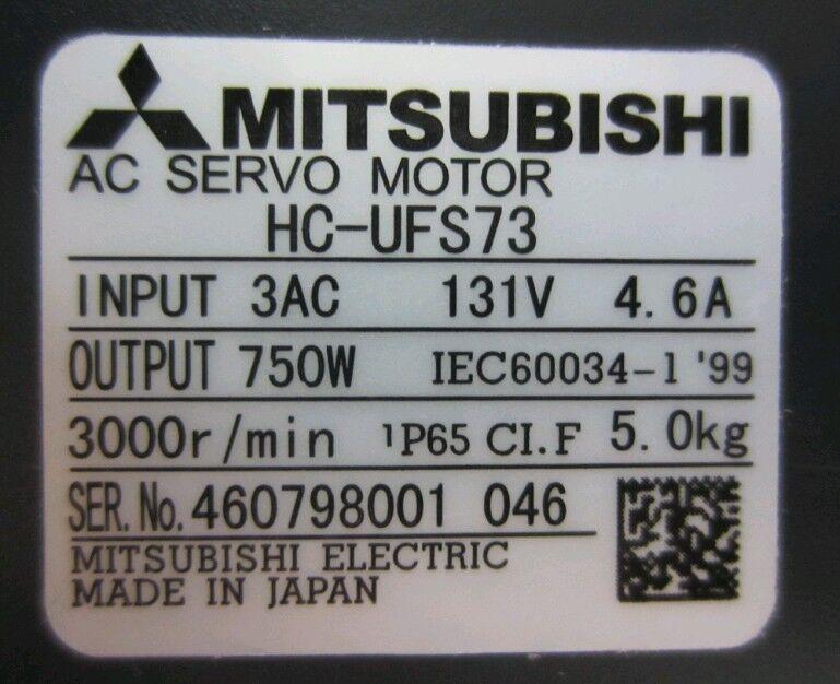 MITSUBISHI SERVO MOTOR HC-UFS73 HCUFS73 NEW ORIGINAL FREE EXPEDITED SHIPPING