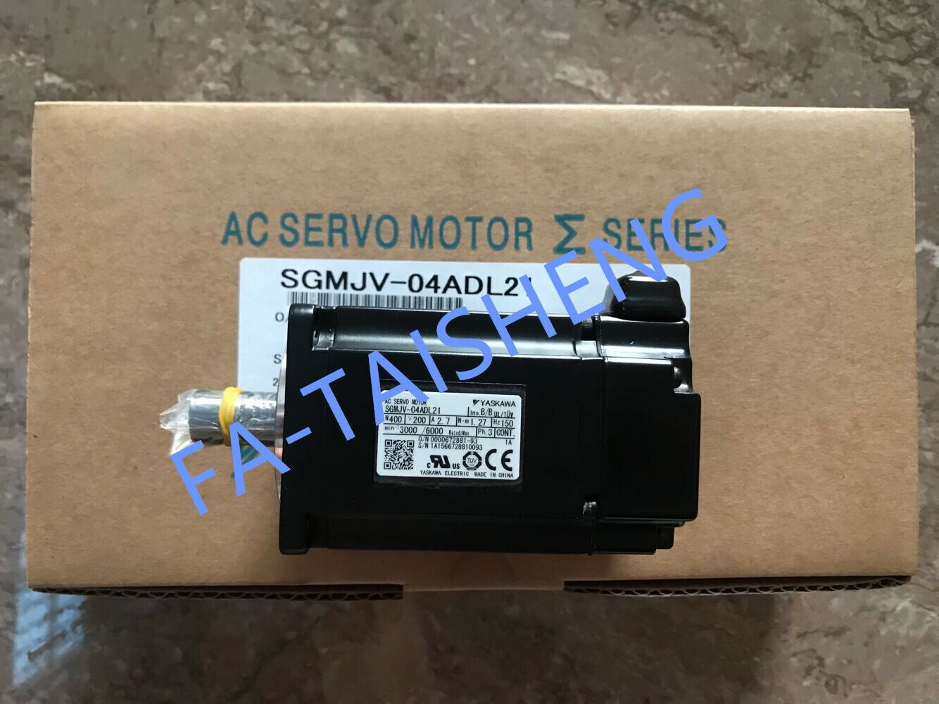 1PC YASKAWA AC SERVO MOTOR SGMJV-04ADL21 SGMJV04ADL21 NEW FREE EXPEDITED SHIP