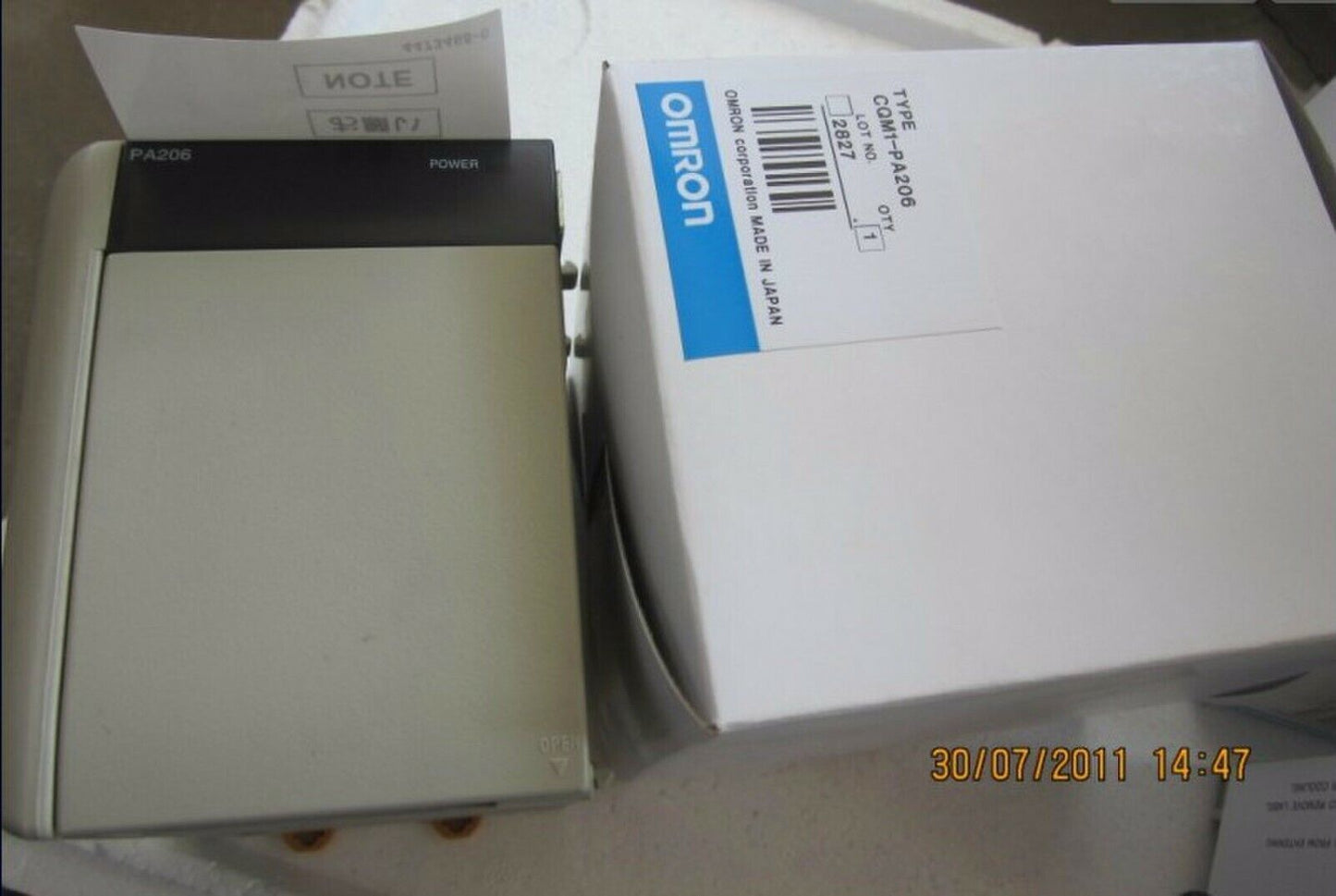 OMRON POWER SUPPLY UNIT CQM1-PA206 CQM1PA206 NEW EXPEDITED SHIPPING